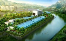 龙开口水电站 玻璃钢孵化桶助力鱼类生态保护新篇章
